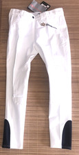 KINGSLAND KL Jessica Turnier Reithose Damen Kniebesatz weiß 38 40 42 NEU UVP209€