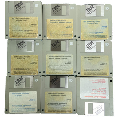 Software Lot 3.5  IBM Interleaf Publisher Ver 1.0.1 1989 Desktop Explorer VTG