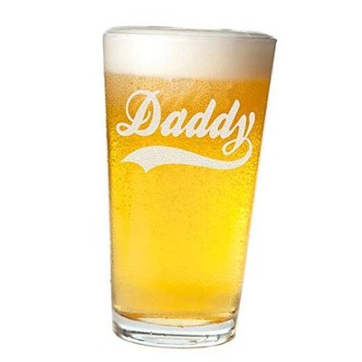Veracco Funny Beer 16 oz Pint   Gift for Dad, Father s Day or Glass Clear