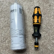 Wera 074734 ESD Safe Adjustable Torque Screwdriver 11 - 29 in-lbs 7446 ESD NIB