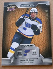 2023-24 Upper Deck Engrained Oak #156 Hugh McGing 44/399 RC St. Louis Blues 