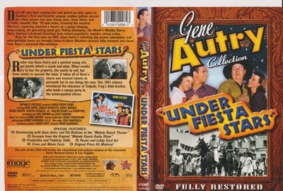Gene Autry Collection: Under Siesta Stars (DVD, 1941) W/chapter index W/Case