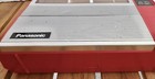 Vtg. RED Panasonic R-1492 AM Transistor radio 9V or AC- +Works great+ — photo 10