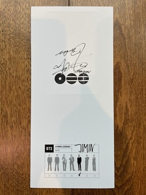 BTS - Jimin ARIRANG Living Legend Photocard Black And White Cutout