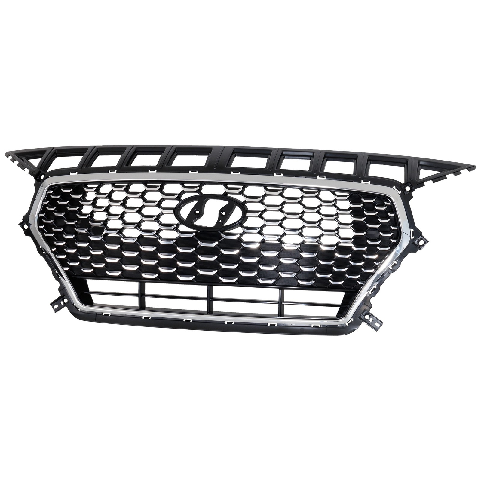 2018-2020 Elantra GT Front Grille Assembly Black Chrome 86350G3010