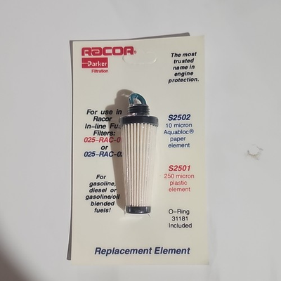 #ad Racor In Line Filter 025 RAC 01 OR 02 $35.00