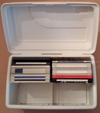 Lot of 30 - 3 1/2 " - 1.44 MB DS/HD floppy disks USED With Storage Case.