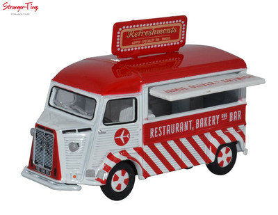 Oxford Diecast Citroen H Catering Van Jamie Oliver at Gat Maßstab 1:76