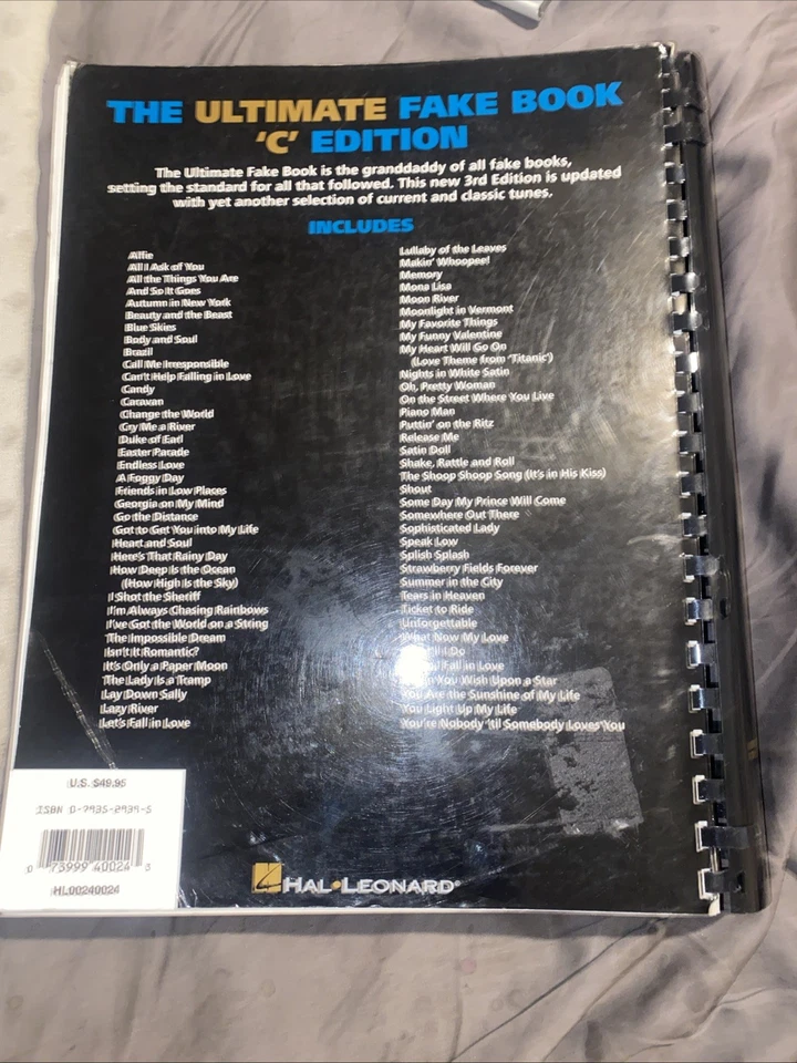 This Is The Ultimate Fake Book Over 1200 Songs For "C" Instruments, 4th Edition - Image 3 of 3