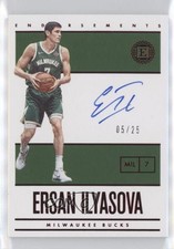 2019-20 Panini Encased Endorsements Red /25 Ersan Ilyasova #EN-EIL Auto 1h1