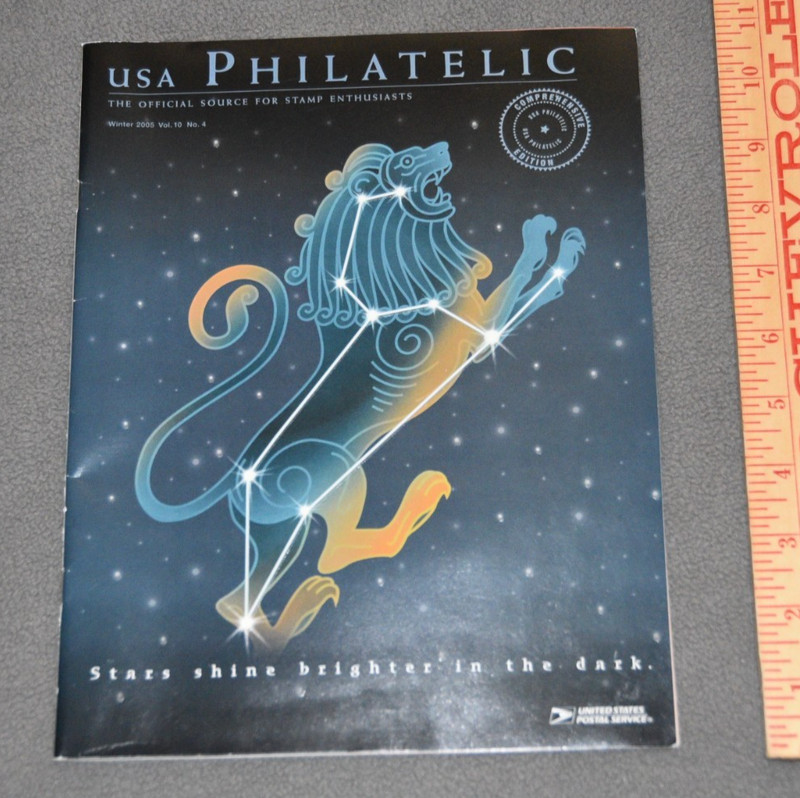 USPS 2005 USA Philatelic Catalog "Stars Shine Brighter in the Dark" Winter