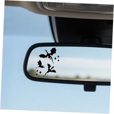 Rearview Mirror Halloween Bat Decal, Bats Car Mirror Decal, Spooky Dinosaur