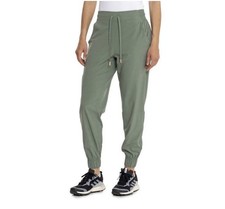 NEW Eddie Bauer Poplar Jogger Women's Large High Rise Agave Green Outdoor Travel