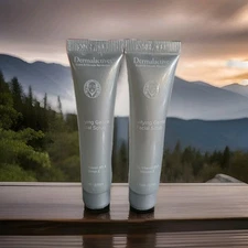 Lot Of 2 Dermalactives purifying gentle facial scrub  0.51 Oz  travel size