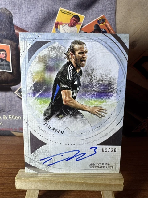 2025 Tim Ream Topps Chrome MLS Renaissance Auto RA-TR1 /20 Hot SSP! On Card!
