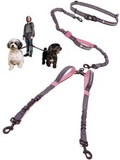 Pet Dreamland Exquisite Hands Free Dual Dog Leash for Medium Dogs. Trending Wais