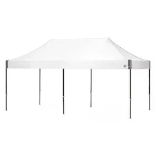 E-Z Up Ec3stl20kfbktwh Eclipse Steel Shelter, 10X20 Ft., Black Fr