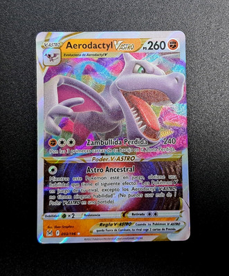 POKEMON - AERODACTYL V-ASTRO - ORIGEN PERDIDO - ULTRA RARA 093-196 - ESPAÑOL