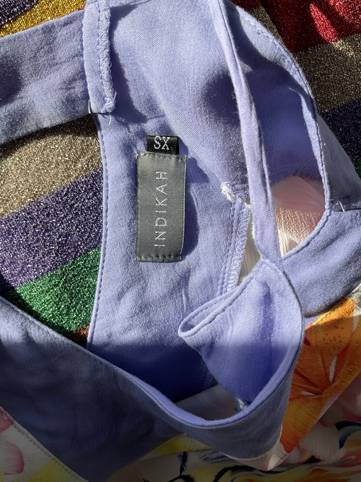 Indikah Dress Spaghetti Strap Boho XSmall - image 5