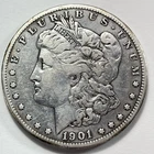 1901-S $1 Morgan Dollar 90% Silver San Francisco US Coin - SEMI KEY DATE!
