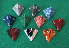 Chessex dice lot - D4 Four-sided Dice