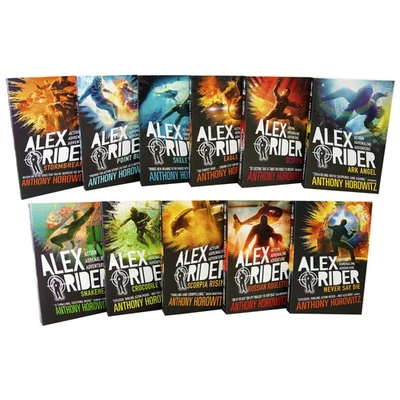 Alex Rider The Complete Missions 11 Books Set by Anthony Horowitz Ages 9-14 PB - Image 1 of 2