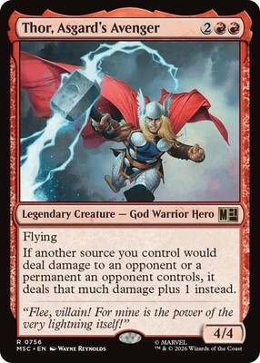 Thor, Asgard's Avenger - MSC 0756 - NM - MTG Magic