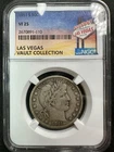1911 S Barber Half Dollar - NGC VF25 - Las Vegas Vault Collection - Handsome!