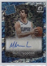 2017-18 Panini Donruss Optic Fast Break Prizm Signatures Milos Teodosic Auto 2d9