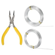 Aluminum Wire 18 Gauge x 164ft / 15 Gauge x 32.8ft Metal Craft Armature Wire