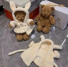 28cm Bartholomew Bear Teddy and Bathrobe Set Plush Toy Birthday Gift Cute Toys