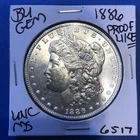 1886 Morgan Silver Dollar Superb Gem BU Awesome Uncirculated Gem ((Silver))