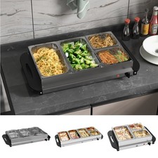 Electric Food Warmer, Buffet Server with Adjustable Temp