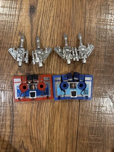 Hasbro TRANSFORMERS Vintage G1 Mini Cassette FRENZY and RUMBLE Lot Complete