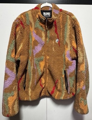 Billionaire Boys Club Lightbeams Fleece Jacket in Lion / Men s Size Large