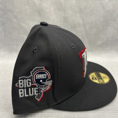 NEW YORK GIANTS|New Era 59Fifty Team Headwear|Gray/Silver/Red|Size 7 5/8 - Picture 2 of 6
