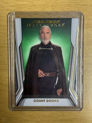 Count Dooku - 2021 Topps Star Wars Masterwork #27 Green/99