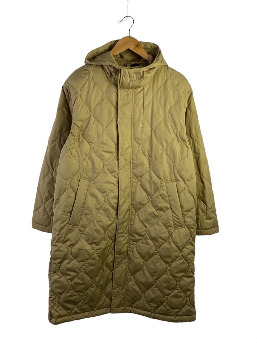 TAION◆Down jacket/one/polyester/BEG - image 1