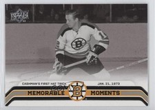 2023-24 Upper Deck Boston Bruins Centennial Memorable Moments Wayne Cashman 8yu