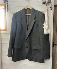 Dongel 11 Made In Ireland Tweed Pure New Wool Smart Jacket Size 40 L 120 Cm