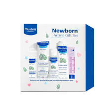 Mustela Newborn Arrival Gift Set - Baby Skincare  Bath Time Essentials - Natura