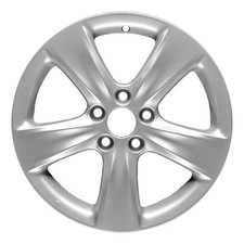 18x8 5 Spoke Refurbished Aluminum Wheel Painted Silver 560-71802 18x8 5 Spoke Refurbished Aluminum Wheel Painted Silver 560-71802