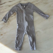 Burt  s Bees 12m Pajama Zip-Up 10/ 10 Lavender