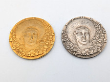 lot 2 médailles Delannoy Horticulture bronze