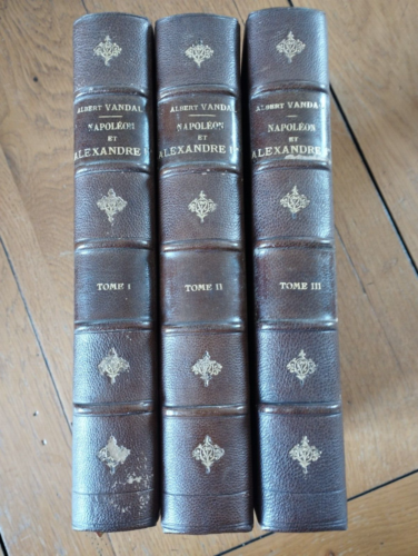 LOT 3 livres reliés  T 1 2 3 Napoléon Alexandre 1er Alliance Russe empire vandal - Photo 1/8