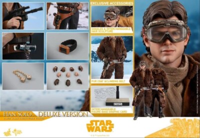 Hot Toys Star Wars SOLO Movie: 1/6 Han Solo Deluxe Set - MMS492. FRE SHIPPING