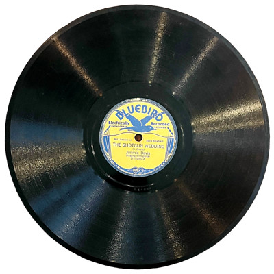 JIMMIE DAVIS - The Shotgun Wedding / Arabella Blues - Bluebird Records B-5496