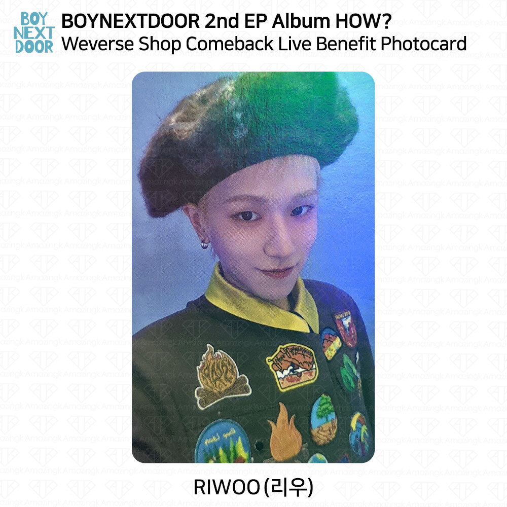 BOYNEXTDOOR 2nd EP Album HOW? Weverse Shop Comeback Live