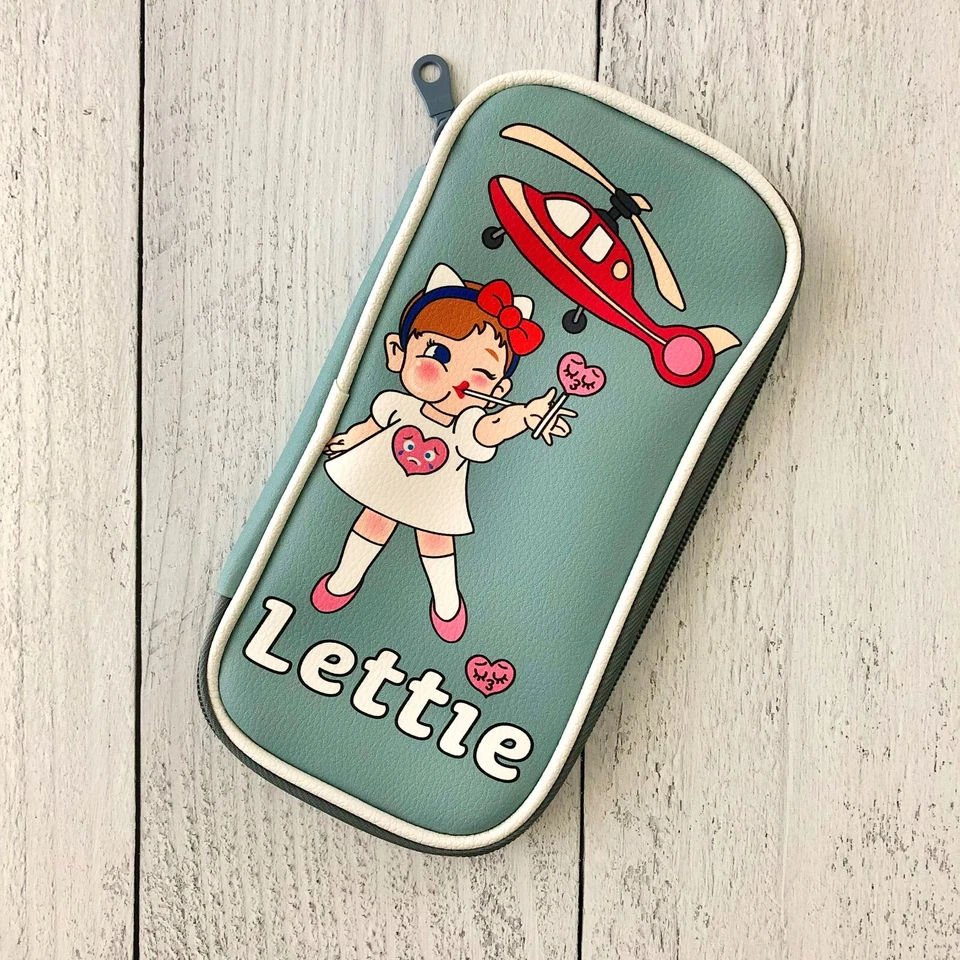 Korean Cute Pencil Cases / Girls Pencil Case / Kawaii Pencil Cases Gray - Image 3 of 4