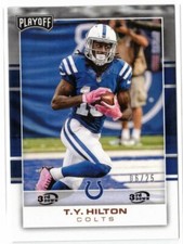 T.Y. HILTON 2017 Panini Playoff #/25 Third (3rd) Down Base Parallel - Colts TY